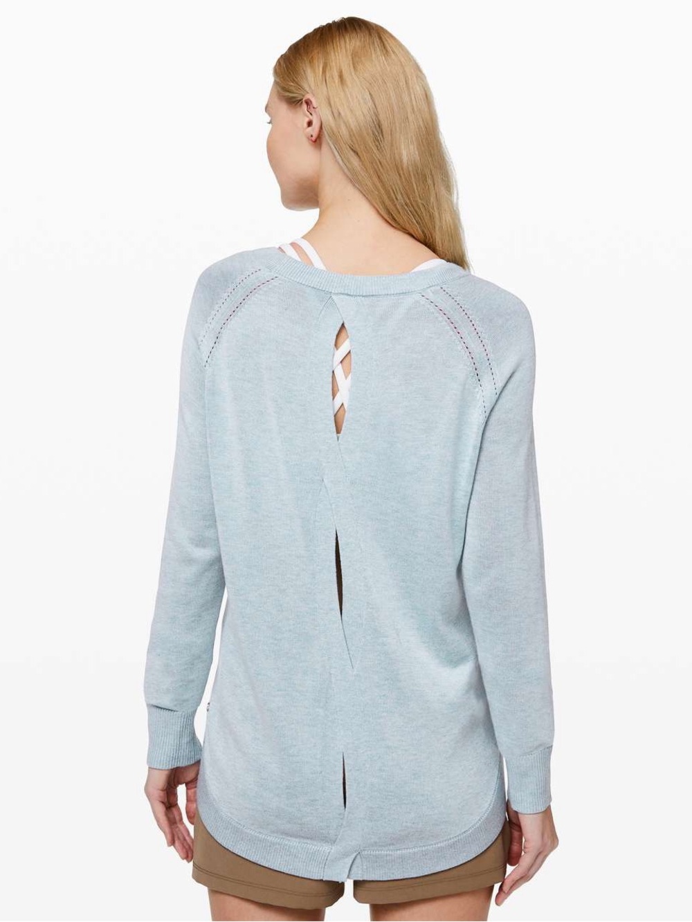 Lululemon Lead with Your Heart Sweater in Heathered Starlight